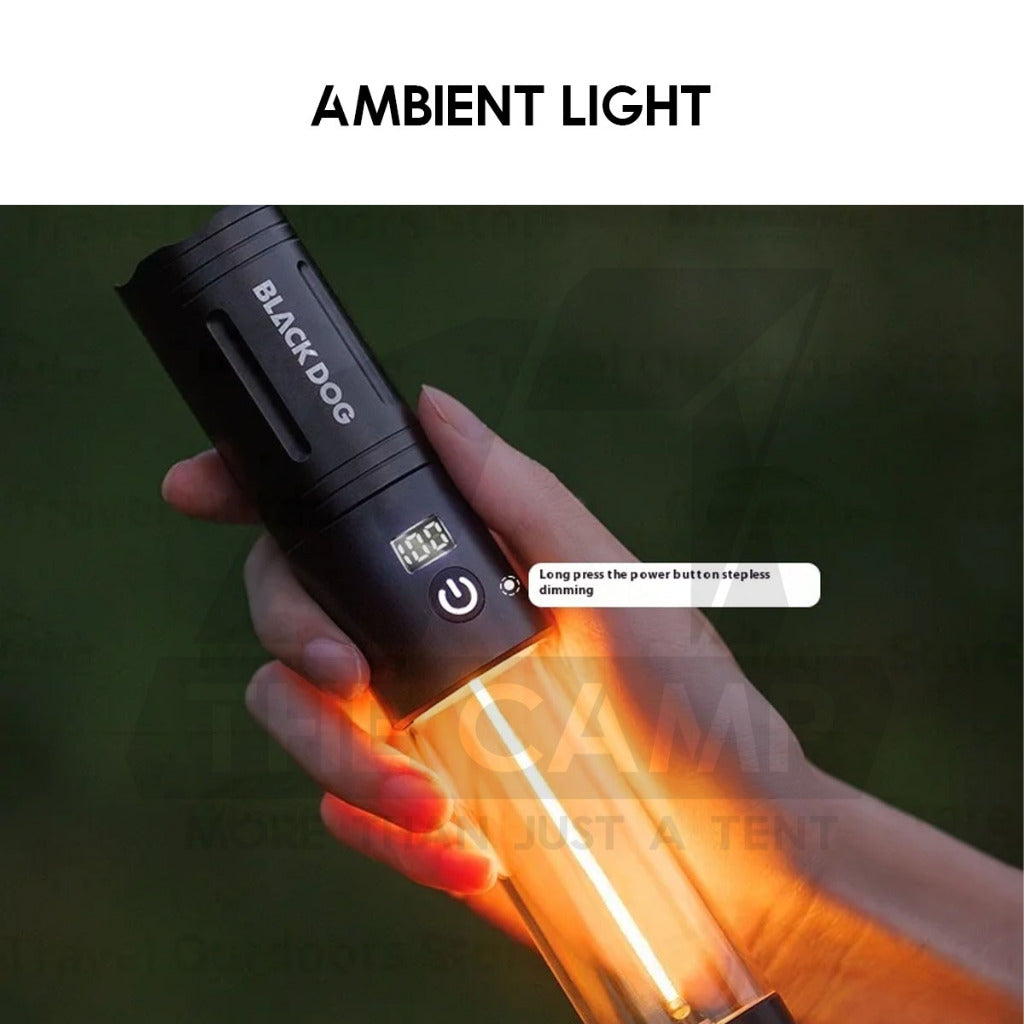 Blackdog Gravity Filament Torch Light Outdoor Camping Ambient Lamp Tripod Gravity Beam Multipurpose CBD2550ZM013