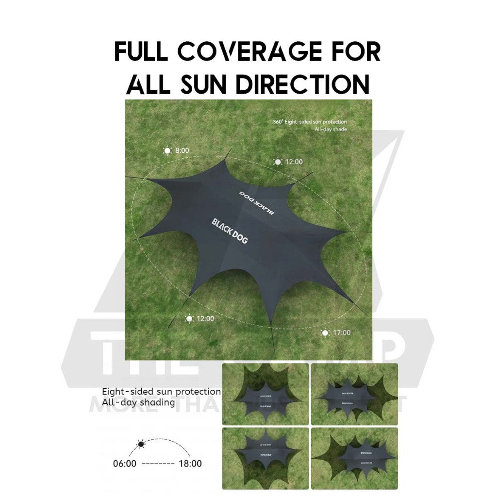 Blackdog YunMan Ultra Large Flysheet Tarp Sunshade Outdoor Camping Commercial Awning Dome Shelter CBD2550WS027