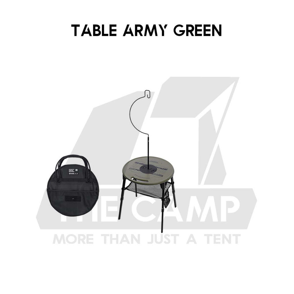 Shinetrip Round Table Portable Stool Chair Mini Tactical Outdoor Camping Adjustable Height Coffee Table Meja A553
