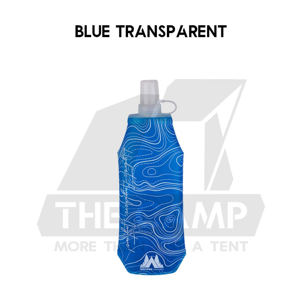 Wellhike SWS Foldable Water Bottle BPA Free 500ml Travel Sport Outdoor Camping Leakproof Collapsible Folding Botol Air