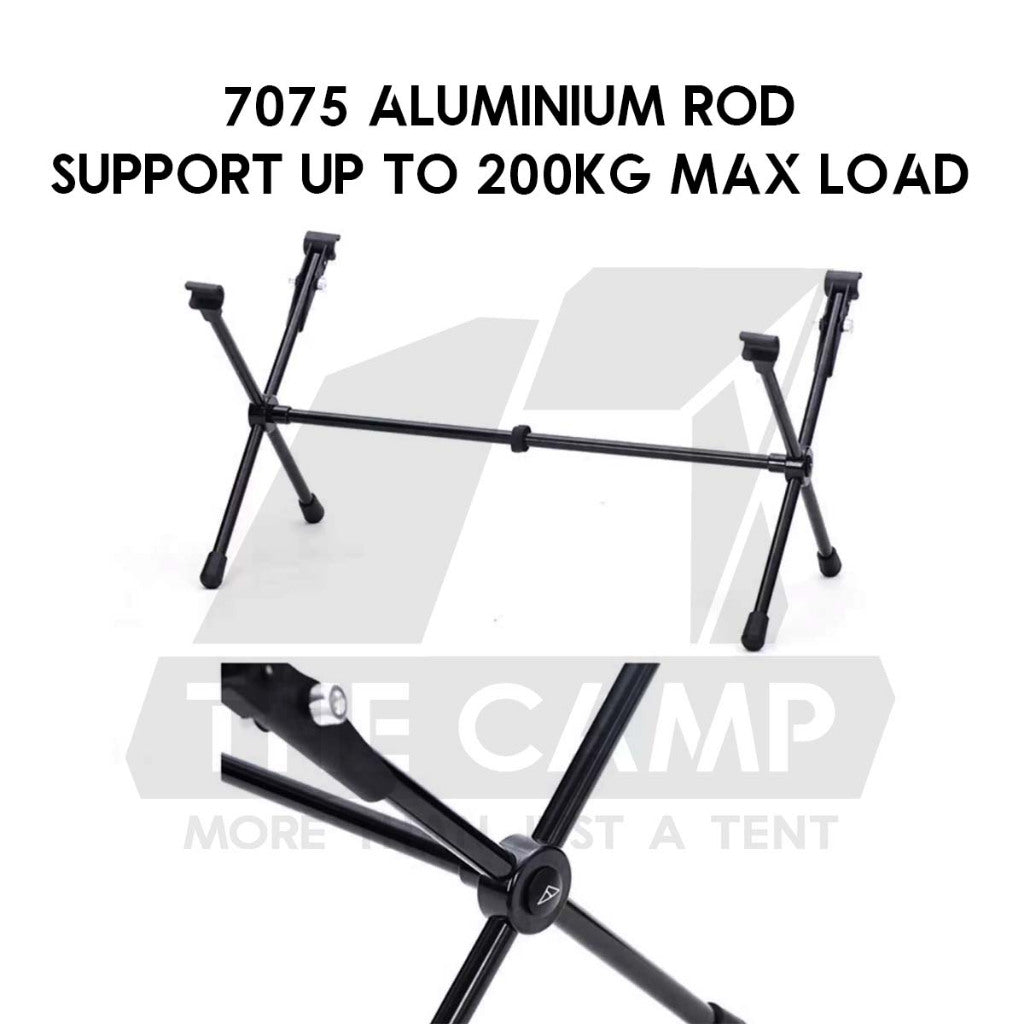 Tillak Double Chair Foldable Compact Size 1000D Cordura Folding Outdoor Camping Aluminium Kerusi Healing
