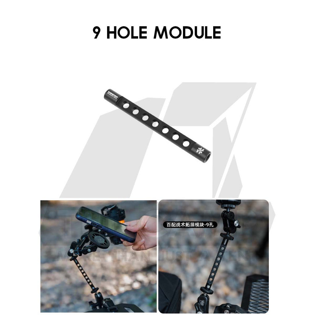Shinetrip Unigrip Tactical Clamp Universal Lamp Gripper for 19 Tornado Accessories Fan Clip Tripod Light Stand Pole A556