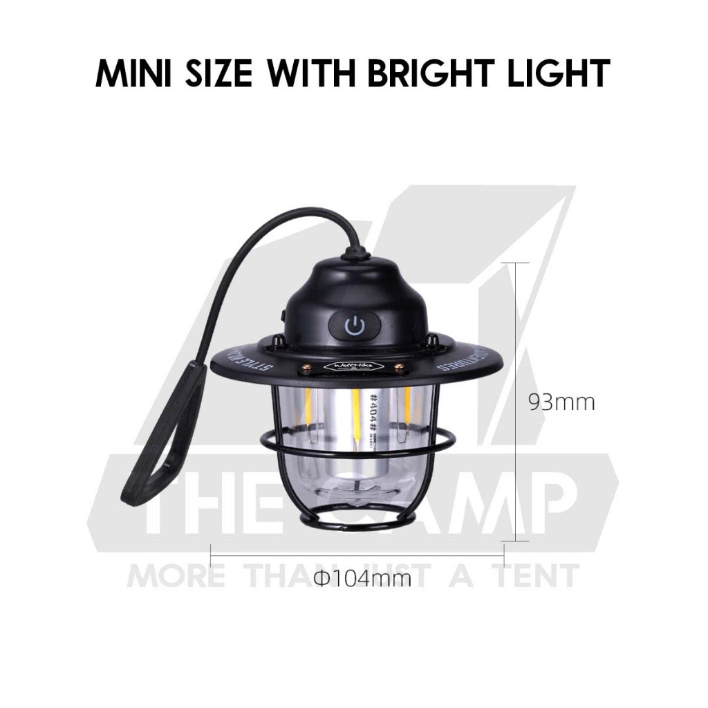 Wellhike SWS Mini Retro Lamp Outdoor Camping LED Mini Light Atmosphere Lantern Hanging Lampu