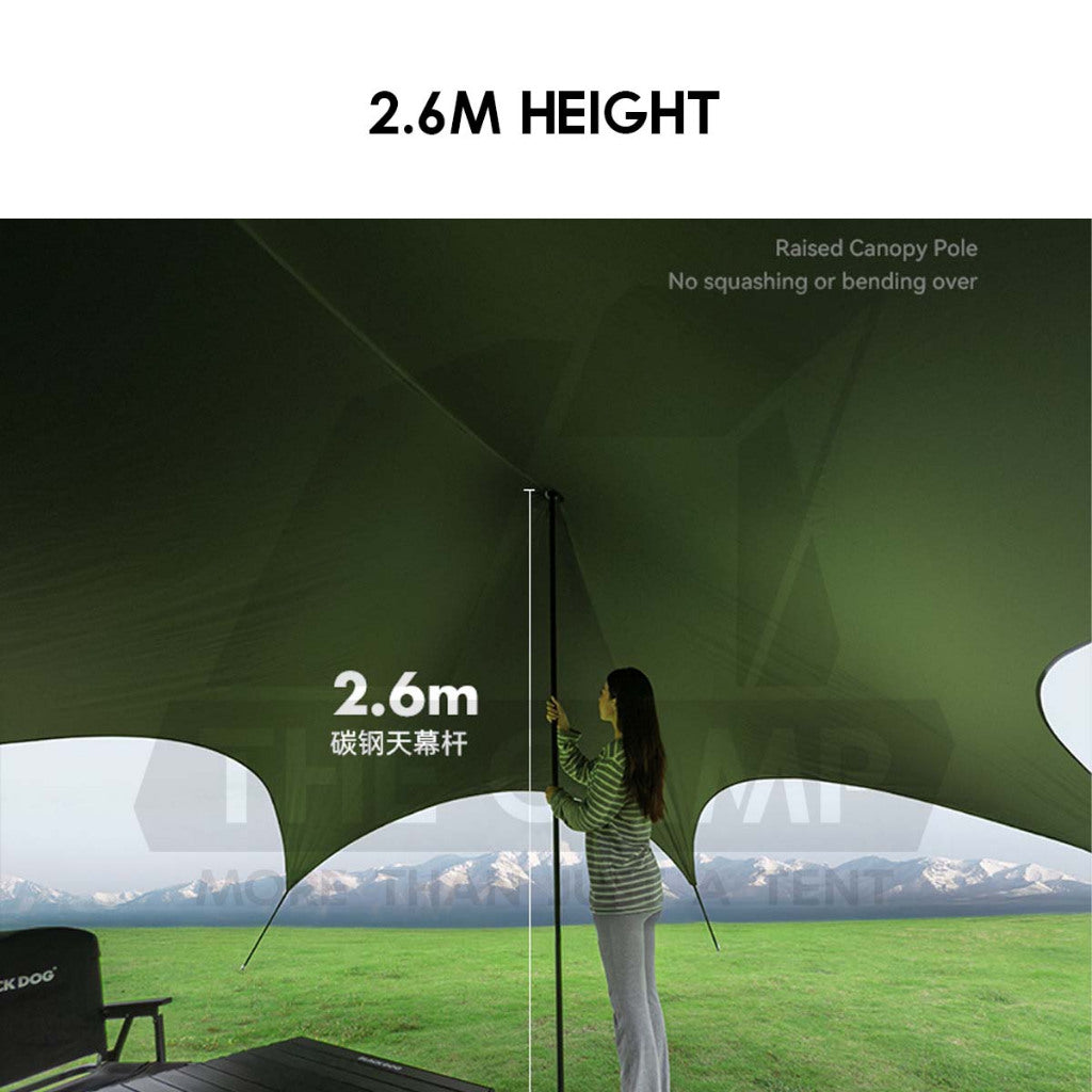 Blackdog YunMan Ultra Large Flysheet Tarp Sunshade Outdoor Camping Commercial Awning Dome Shelter CBD2550WS027
