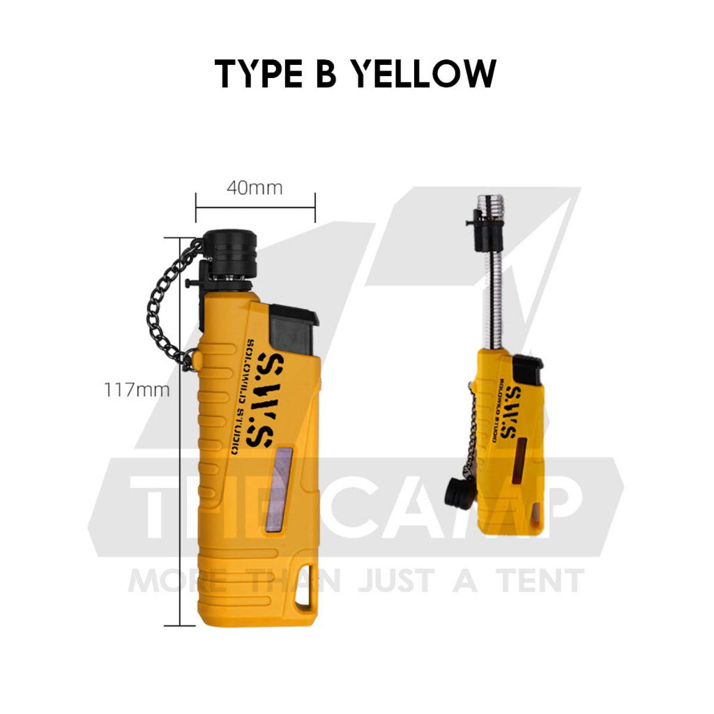 Wellhike SWS Torch Lighter Blue Jet Flame Gun Outdoor Camping Butane Gas Burner Portable Pemetik Api