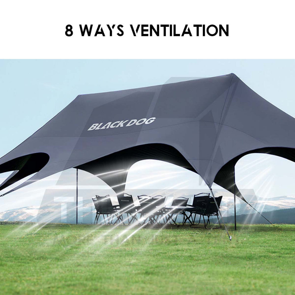 Blackdog YunMan Ultra Large Flysheet Tarp Sunshade Outdoor Camping Commercial Awning Dome Shelter CBD2550WS027