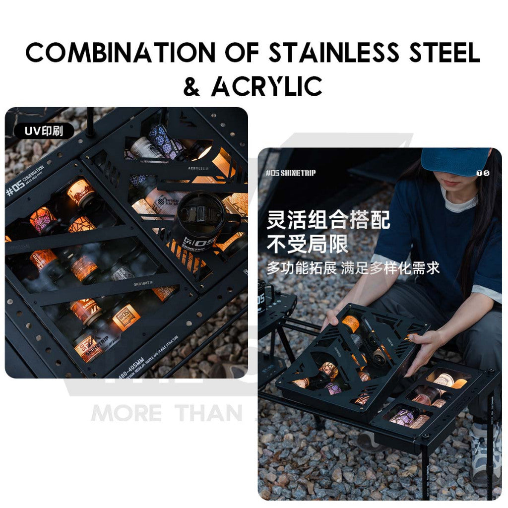 Shinetrip IGT Box Panel Table Storage Box 19 Tornado Light Acylic Accessories Surface Plate A454 A549