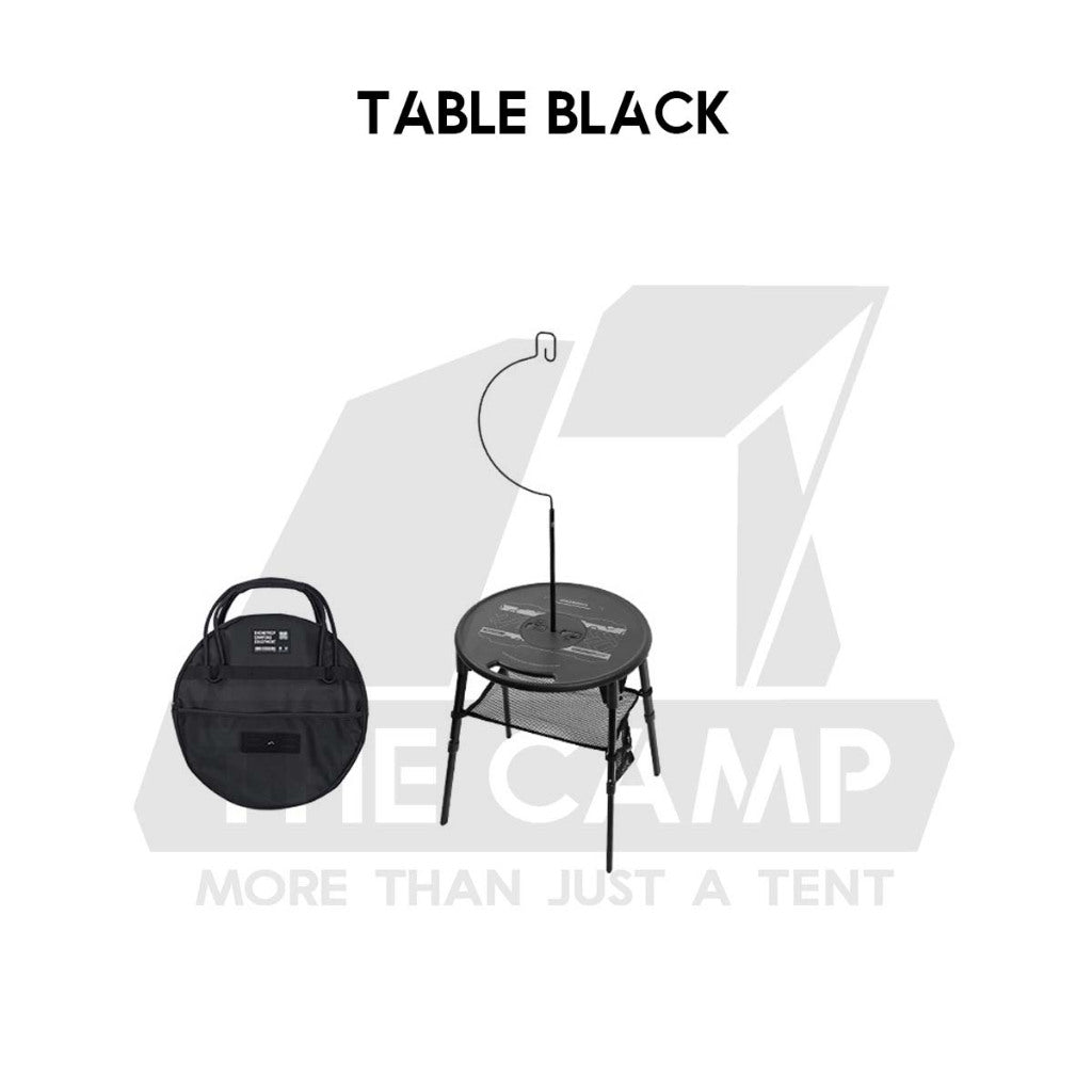 Shinetrip Round Table Portable Stool Chair Mini Tactical Outdoor Camping Adjustable Height Coffee Table Meja A553