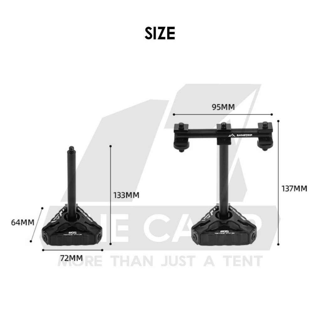 Shinetrip Light Stand Tripod for 19 Tornado Light Lantern Accessories Lamp Pole Outdoor Camping A542