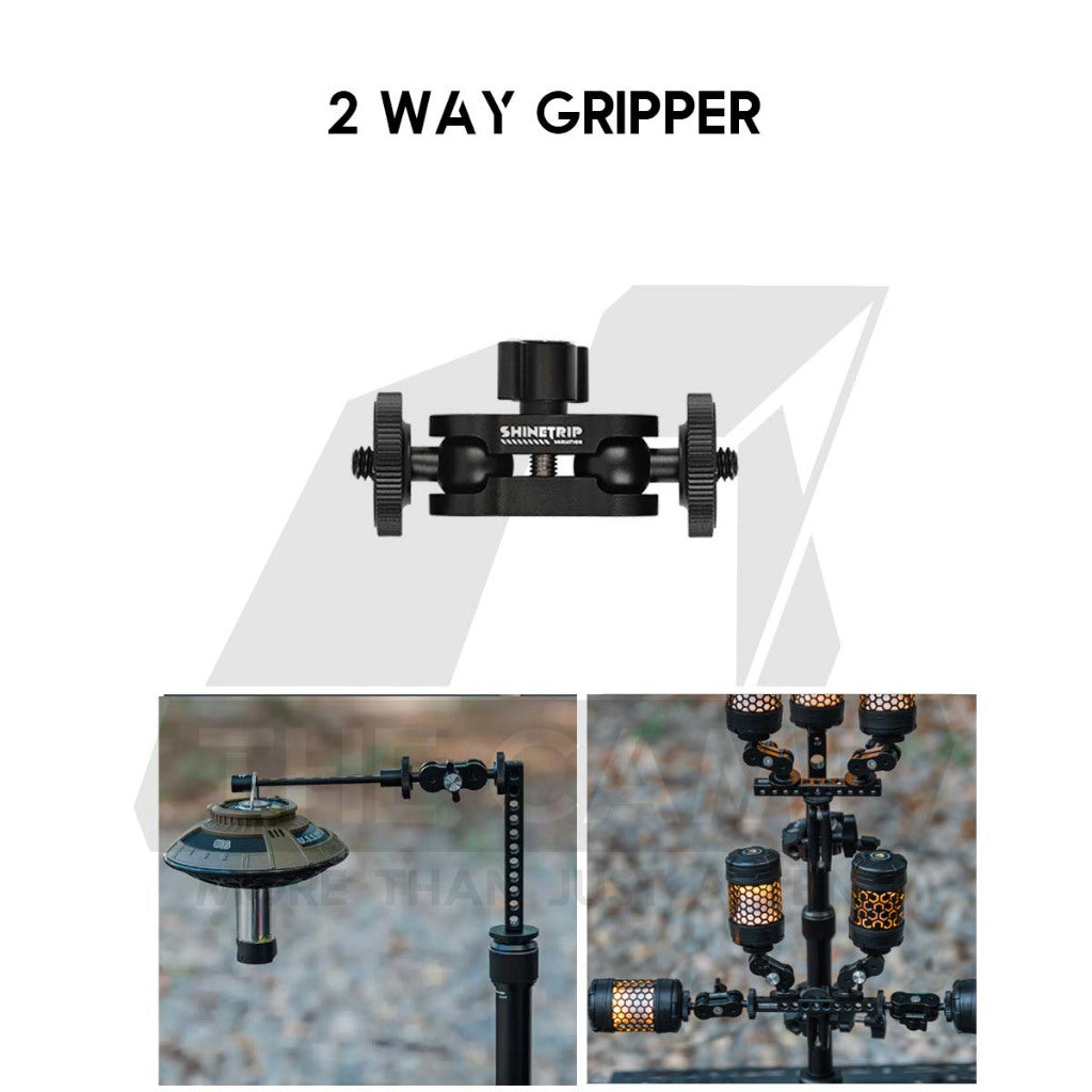 Shinetrip Unigrip Tactical Clamp Universal Lamp Gripper for 19 Tornado Accessories Fan Clip Tripod Light Stand Pole A556