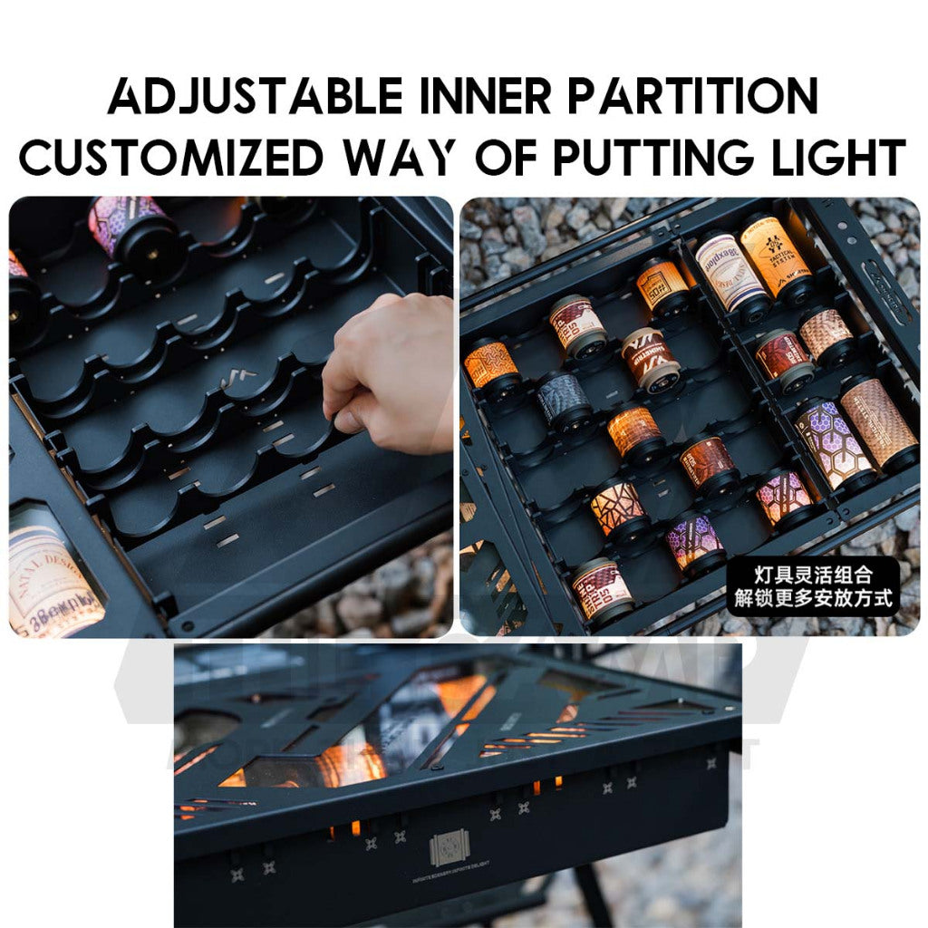 Shinetrip IGT Box Panel Table Storage Box 19 Tornado Light Acylic Accessories Surface Plate A454 A549