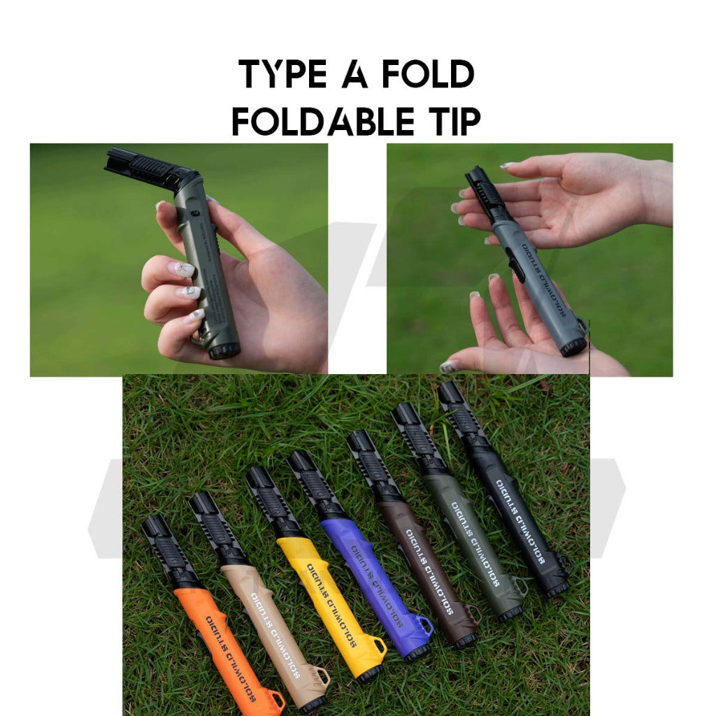 Wellhike SWS Torch Lighter Blue Jet Flame Gun Outdoor Camping Butane Gas Burner Portable Pemetik Api