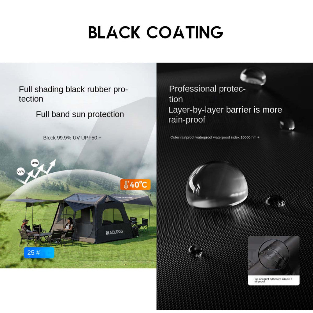 Blackdog Misty Island 6.0 6 Air Tent PU3000mm Inflatable with Electric Pump Outdoor Camping Khemah Angin CBD2550WS038