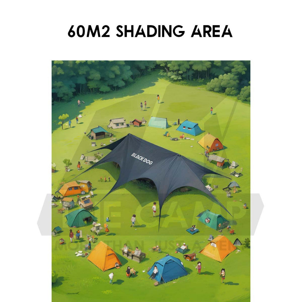 Blackdog YunMan Ultra Large Flysheet Tarp Sunshade Outdoor Camping Commercial Awning Dome Shelter CBD2550WS027