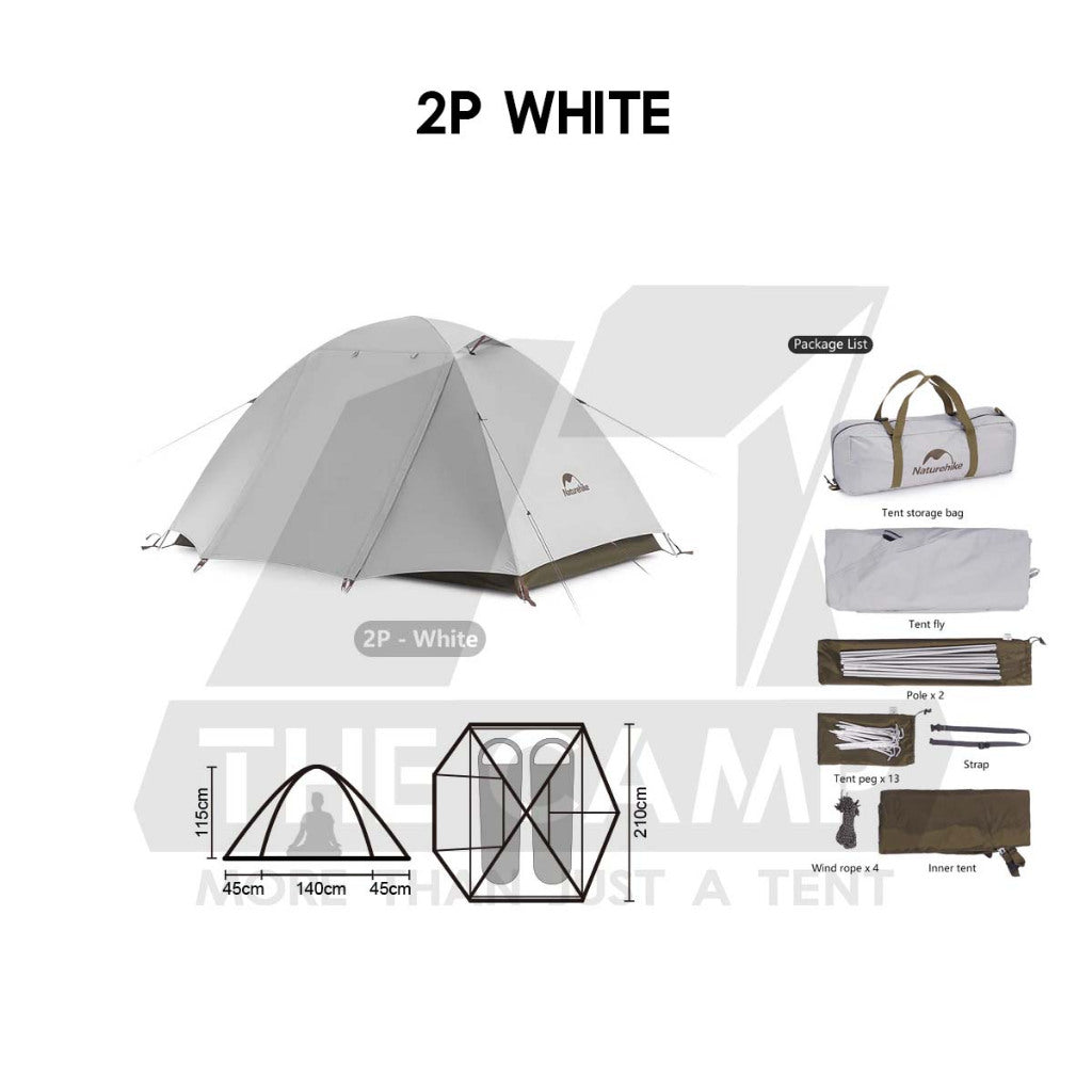 Naturehike YunChuan Ultralight Tent 2pax / 3pax Hiking Waterproof UPF50+ Outdoor Camping Khemah 2 Layers CNK2300ZP024