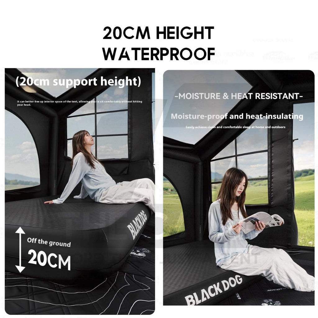 Blackdog Drawn Yarn Air Bed 20cm Mattress with Pump Sleeping Mat Pad Inflatable CBD2550WS035 CBD2550WS036