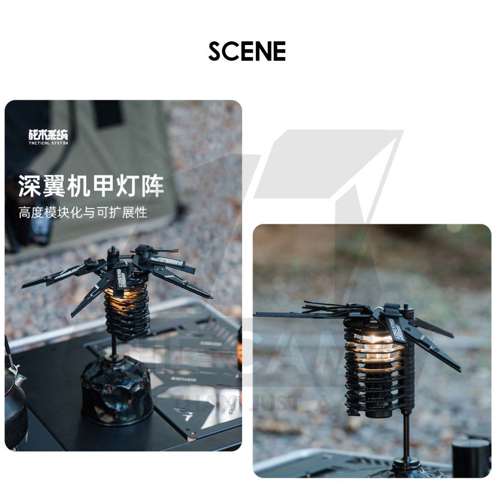 Shinetrip Mecha Light Mount for 19 Tornado Light Accessories Deep Wing Outdoor Camping Lamp Stand Pole A552