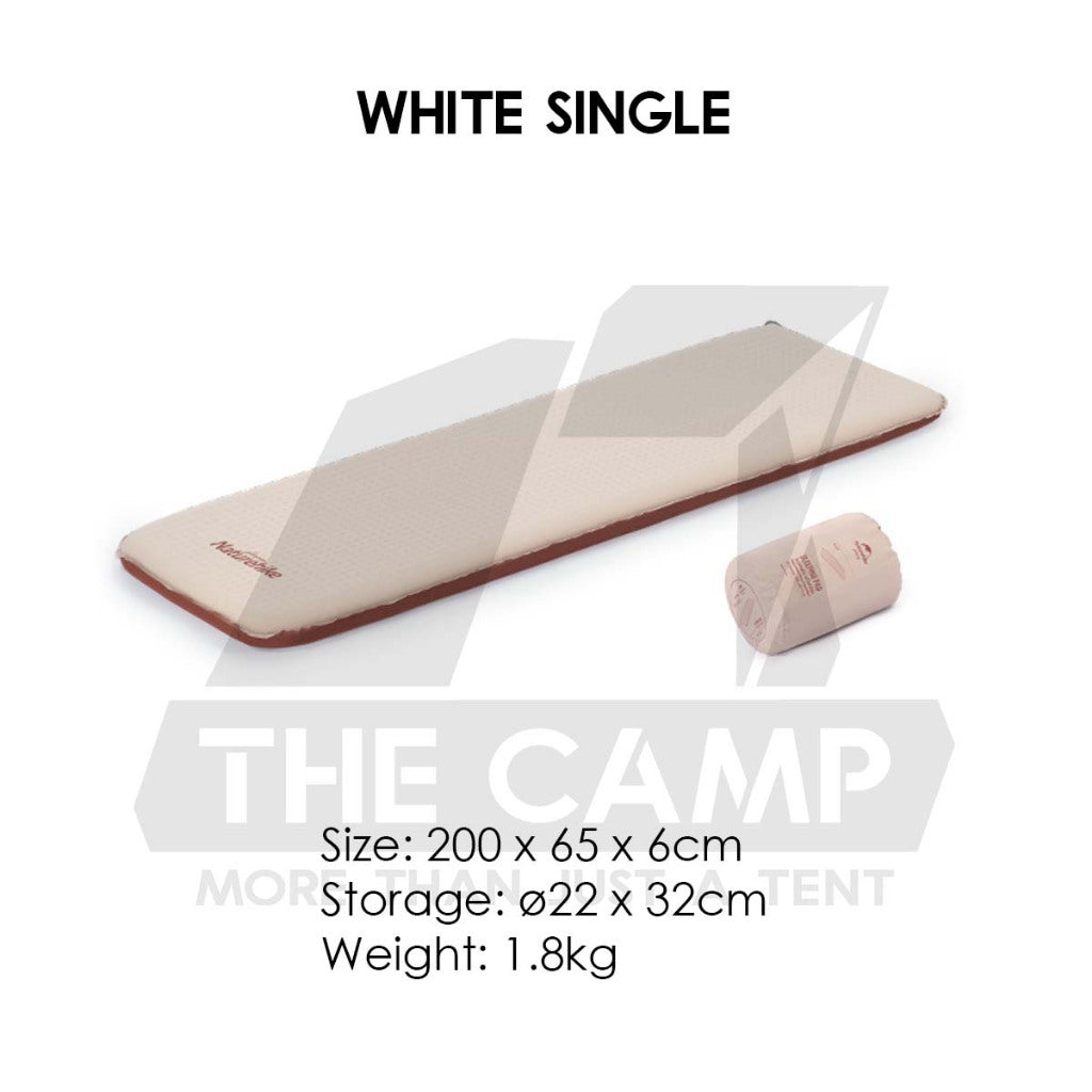 Naturehike 3D Sponge Bed Mattress Auto Inflate 6cm Self Inflatable Single Double Outdoor Camping Foldable NH21FCD11