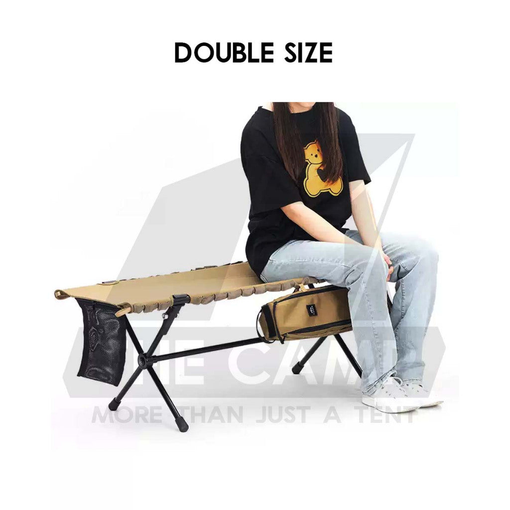 Tillak Double Chair Foldable Compact Size 1000D Cordura Folding Outdoor Camping Aluminium Kerusi Healing