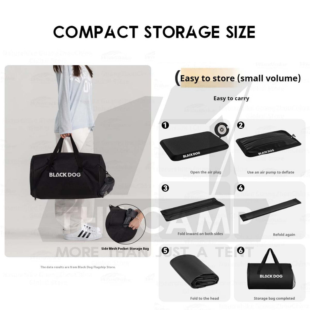 Blackdog Drawn Yarn Air Bed 20cm Mattress with Pump Sleeping Mat Pad Inflatable CBD2550WS035 CBD2550WS036