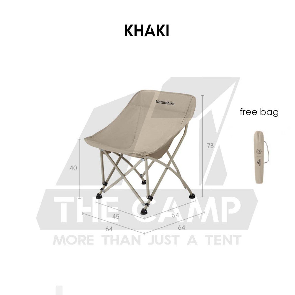 Naturehike T04 Camping Moon Chair Widen Seat Foldable Folding Quick Open Outdoor All Terrian Kerusi Healing CNK2550JJ022