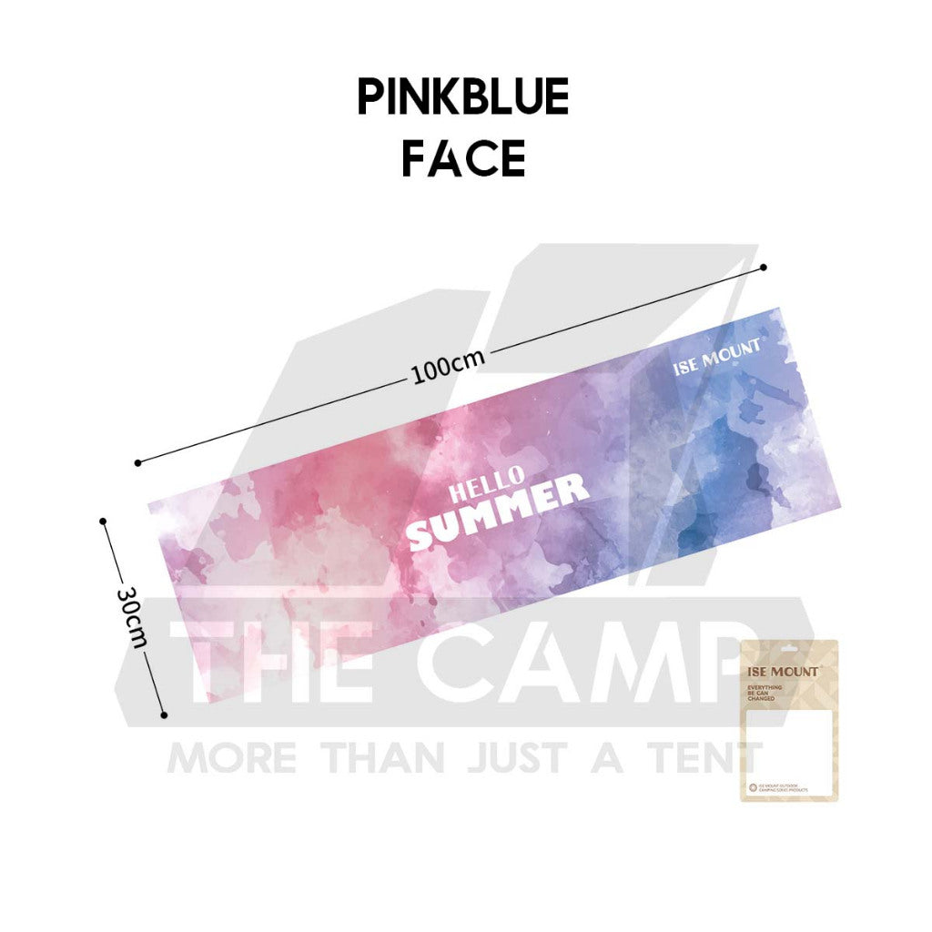 Ise Mount Towel Multicolor Quick Dry Cooling Feel Material Quick Absorption Outdoor Travel Beach Running Sport Gym