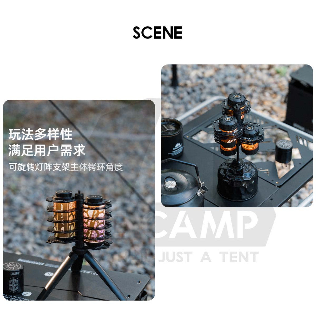 Shinetrip Mecha Light Mount for 19 Tornado Light Accessories Deep Wing Outdoor Camping Lamp Stand Pole A552