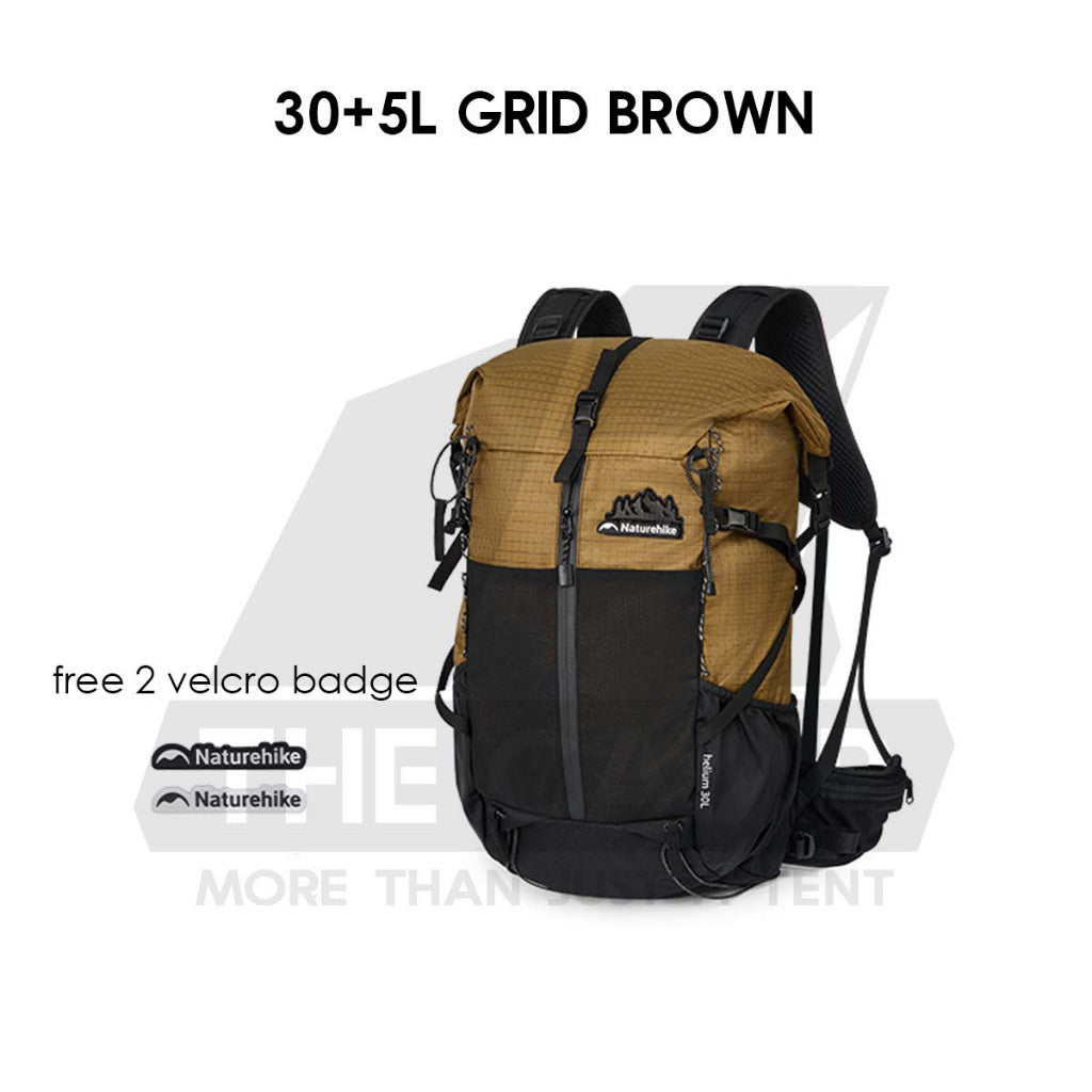 Naturehike Helium Series Backpack 25L / 30L+5L Splashproof Lightweight Hiking Camping Outdoor CNK2300016 CNK2300BB017