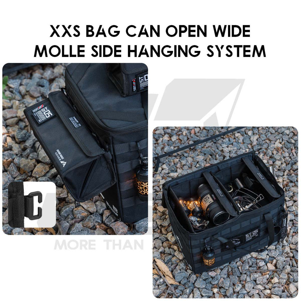 Shinetrip Tactical Storage Bag Soft Case XXS S Pack Outdoor Camping Molle System Kermit Chair Side Pouch Cup Holder A527