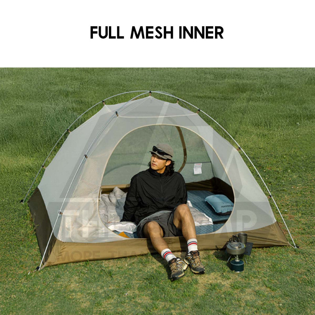 Naturehike YunChuan Ultralight Tent 2pax / 3pax Hiking Waterproof UPF50+ Outdoor Camping Khemah 2 Layers CNK2300ZP024