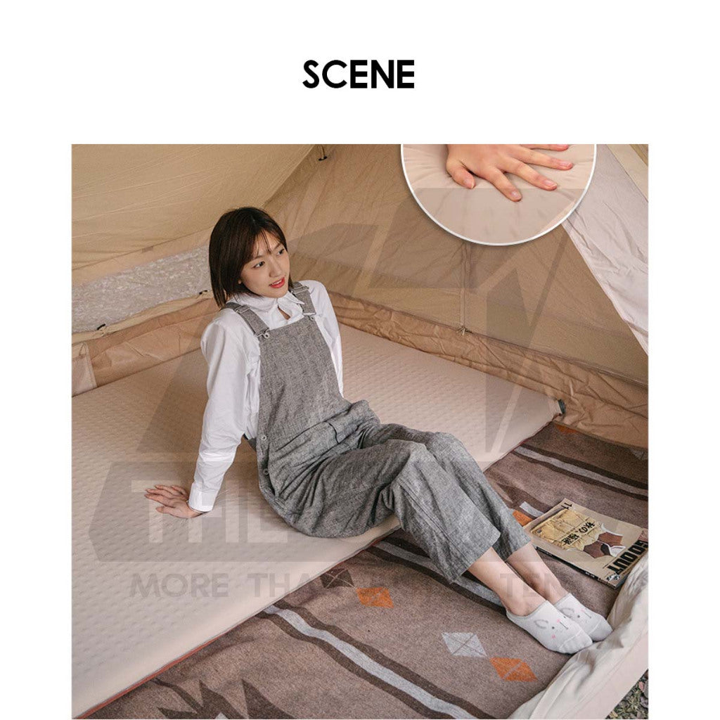 Naturehike 3D Sponge Bed Mattress Auto Inflate 6cm Self Inflatable Single Double Outdoor Camping Foldable NH21FCD11