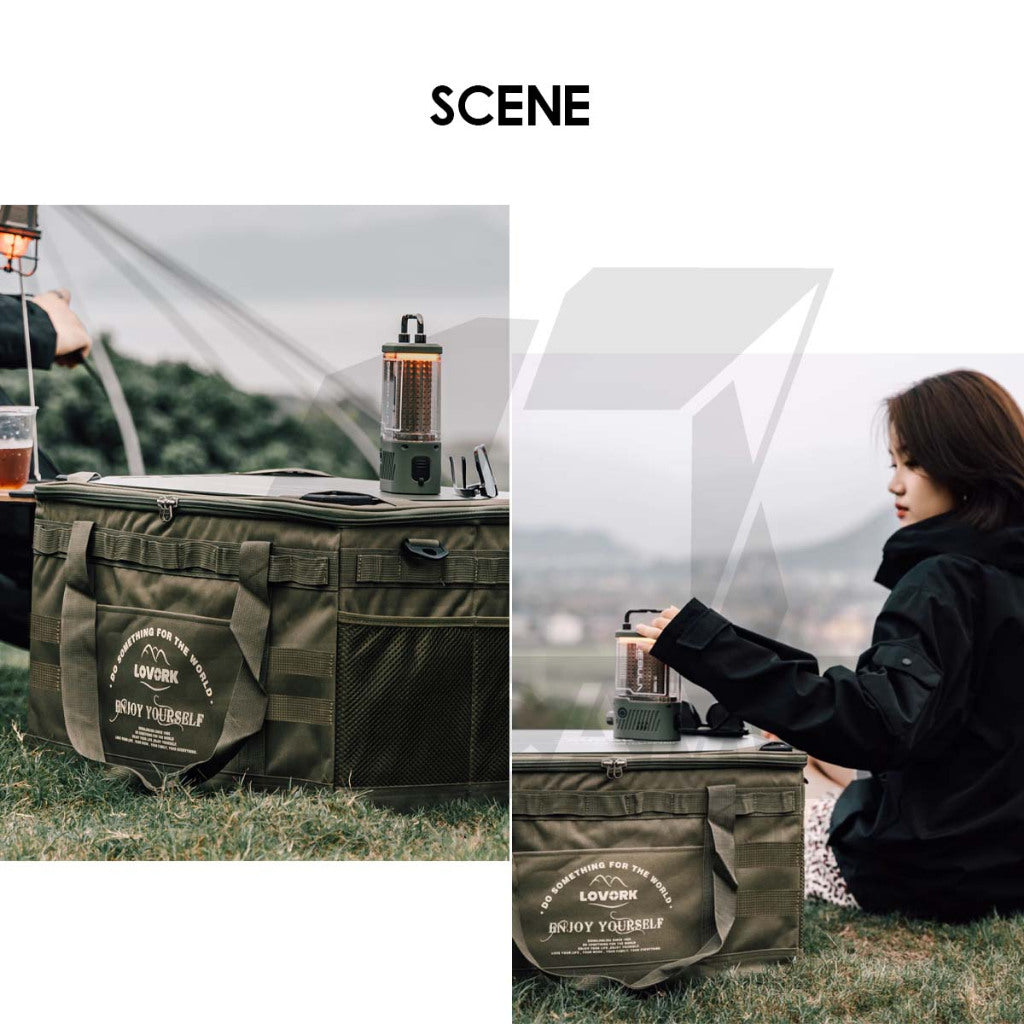 Lovork 57L Large Storage Bag Optional Bag Table Top Outdoor Camping Equipment Beg Besar Utensil Cookware Pot Stove