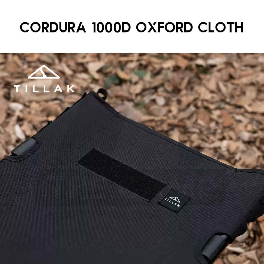 Tillak Double Chair Foldable Compact Size 1000D Cordura Folding Outdoor Camping Aluminium Kerusi Healing