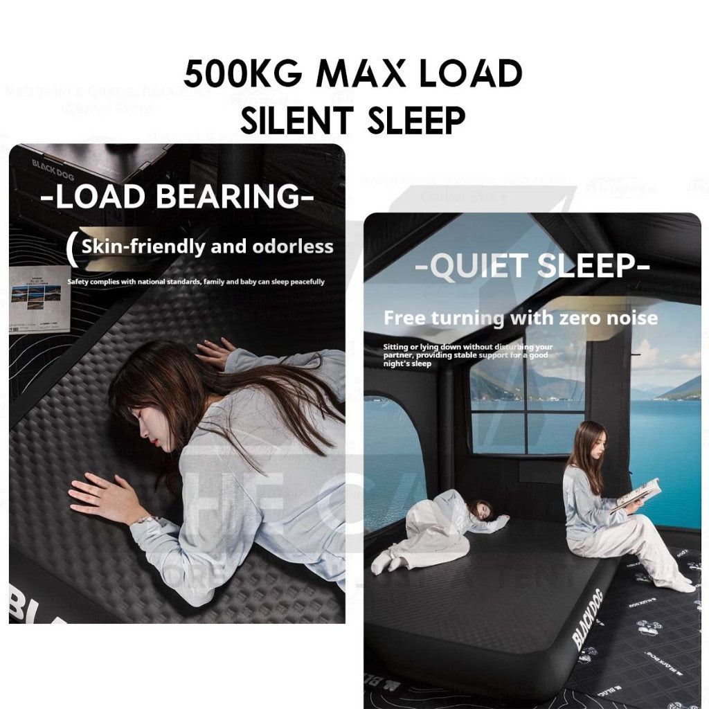 Blackdog Drawn Yarn Air Bed 20cm Mattress with Pump Sleeping Mat Pad Inflatable CBD2550WS035 CBD2550WS036