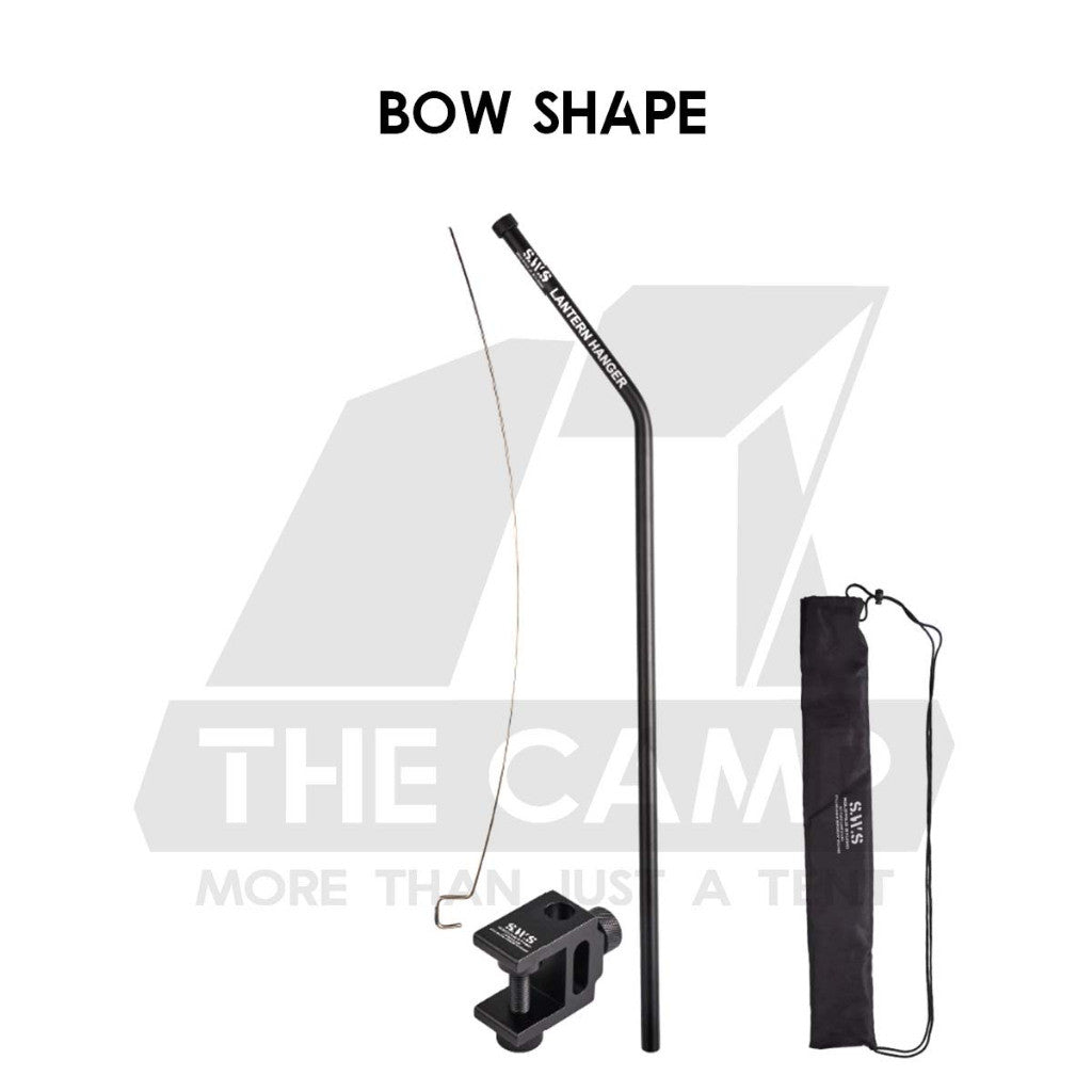 Wellhike SWS Lamp Pole Adjustable Light Stand Tripod for IGT Table Panel Outdoor Camping Lampu Lantern Hanger Rod