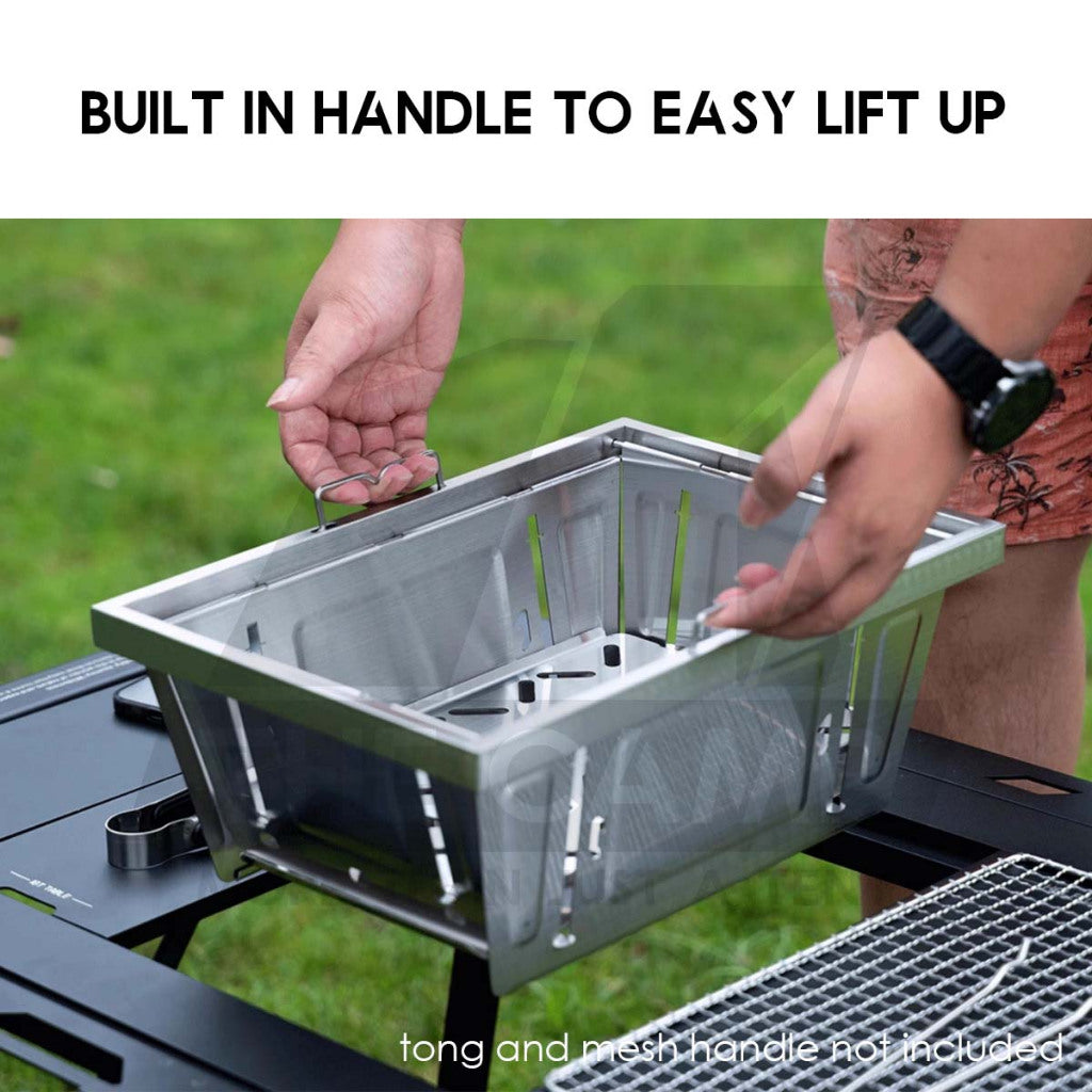 Wellhike SWS IGT BBQ Stove Grill Stainless Steel IGT Module Modular Outdoor Camping Portable Folding Stove Picnic