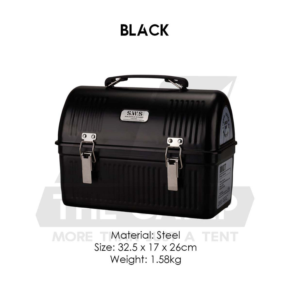 Wellhike SWS Classic Lunch Box 10QT 9.4L Coffee Box LunchBox Top Plate Inner Vintage Accessories Stanley