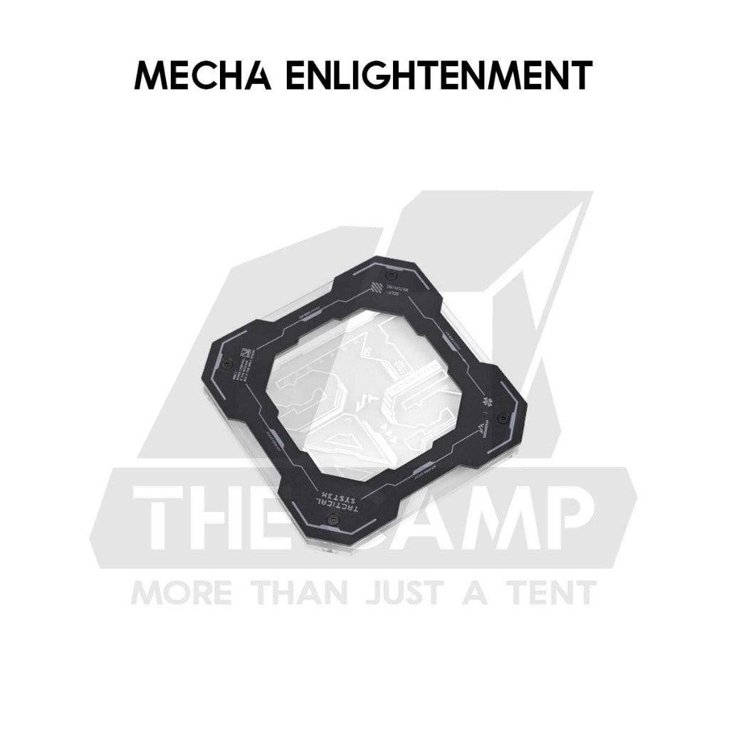 Shinetrip Cup Coaster Anti Hot Aluminium + Acrylic Outdoor Camping Anti Scratch Table Protector Tactical Style A560