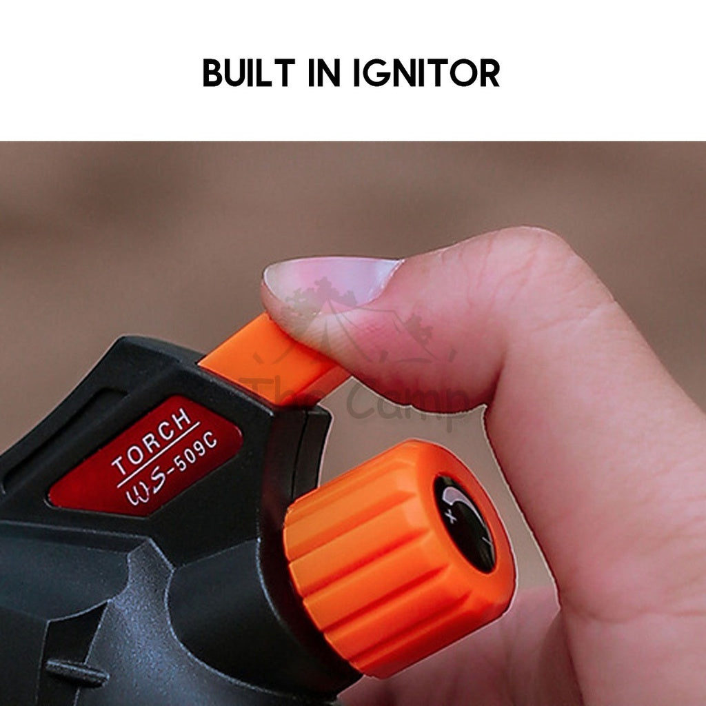 Reversible Gas Torch Camping Butane Reverse Burner Welding Fire Maker Flame Gun Cooking Lighter Tent Flysheet Pole Nail