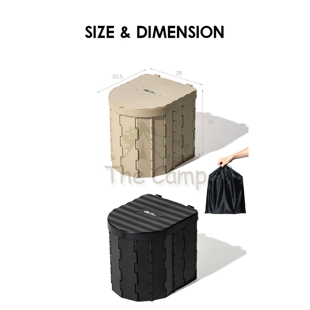 Mobi Garden Portable Toilet Bowl Potty Foldable Rubbish Bin Garbage Folding Tent Flysheet Pole Peg Nail Table Chair Rope