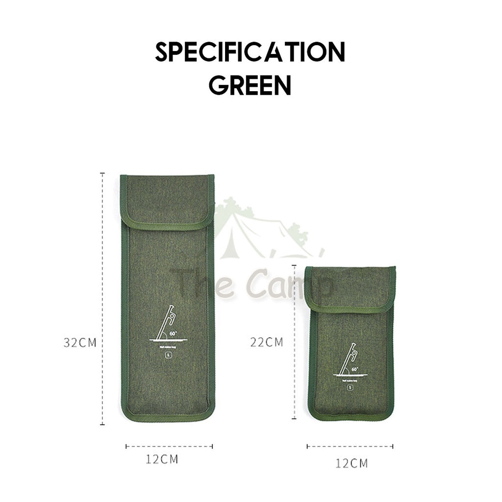 Camping Nail Peg Storage Bag 20cm 30cm 40cm Stake Holder Case Pouch Khemah Canopy Paku Beg Steel Aluminium Nail