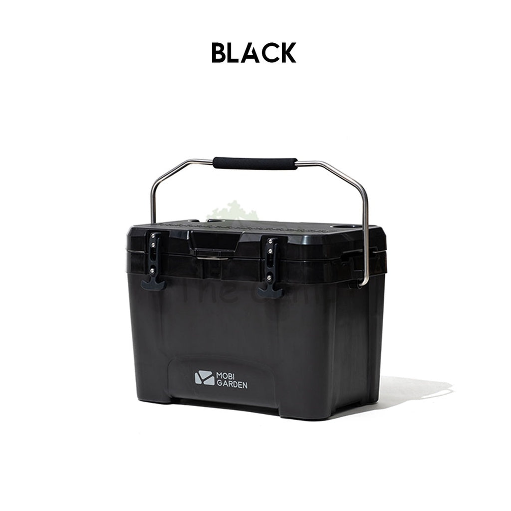 Mobi Garden Portable Cooler Box Ice Box 25L Camping Outdoor Picnic Food Trolley Storage Box Freezer Naturehike BlackDog