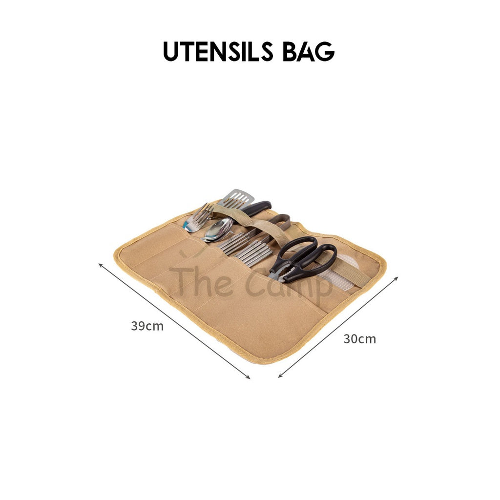 Outdoor Triangle Hanging Rack Aluminum Mesh Camping Hanger Cookware Tripod Shelf Stand Tableware Organizer Double Level