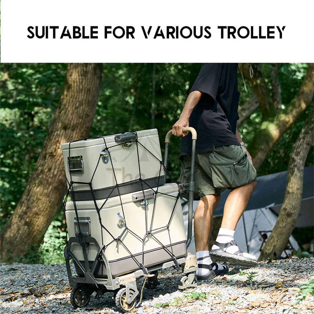Naturehike Elastic Wagon Net Mesh Outdoor Camping Trolley Portable Stretch Pocket Tent Flysheet Pole Peg Nail Rope Table