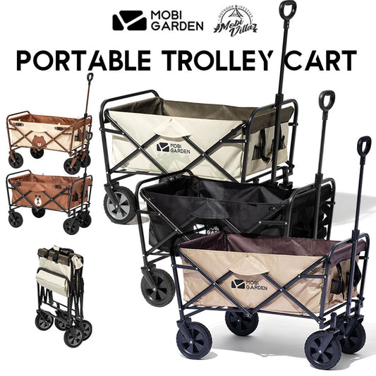 Mobi Garden Camping Portable Trolley Wagon 100L Litre Fast Easy Folding Cart Line Collaboration Outdoor Gear Naturehike