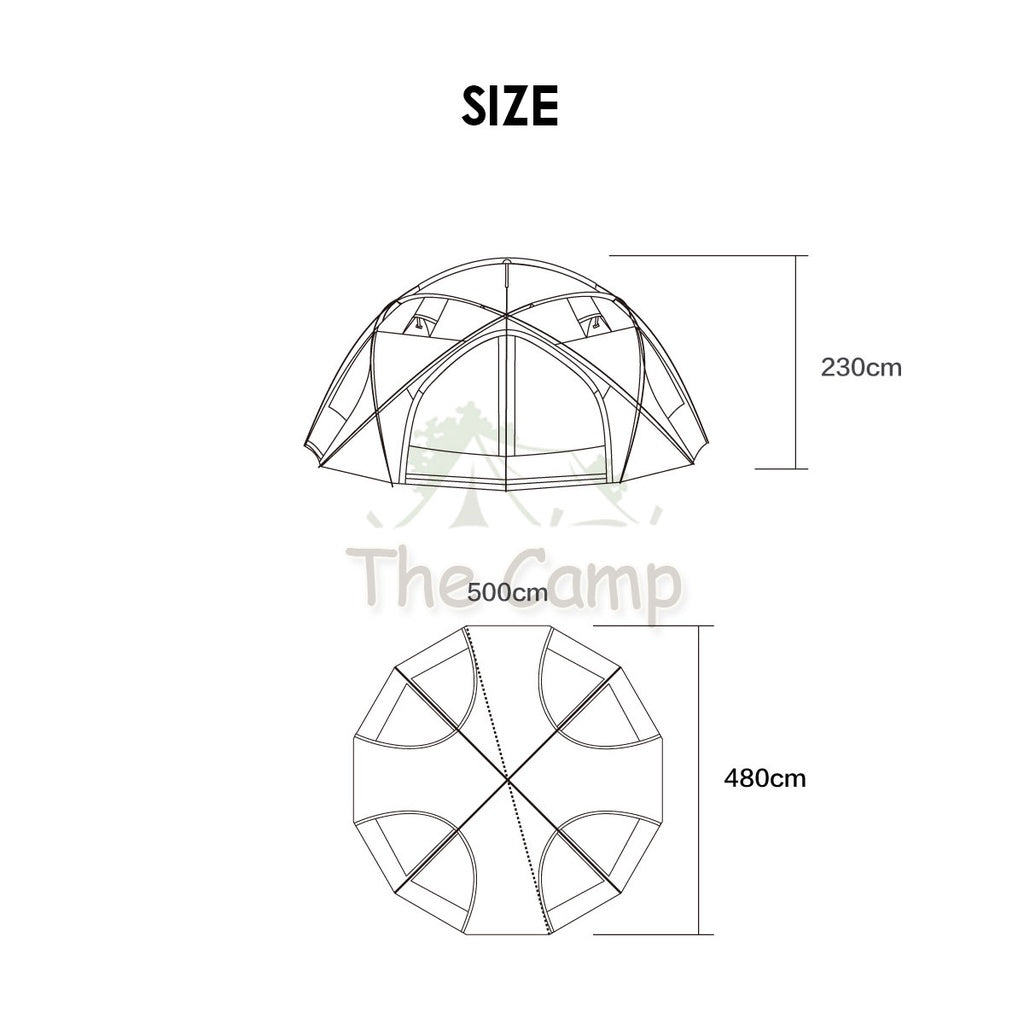 Vidalido Dome Tent Sunrise Sunset Junye Castle Spherical Free Groundsheet Black White Flysheet Cabin Tarp Light Chair
