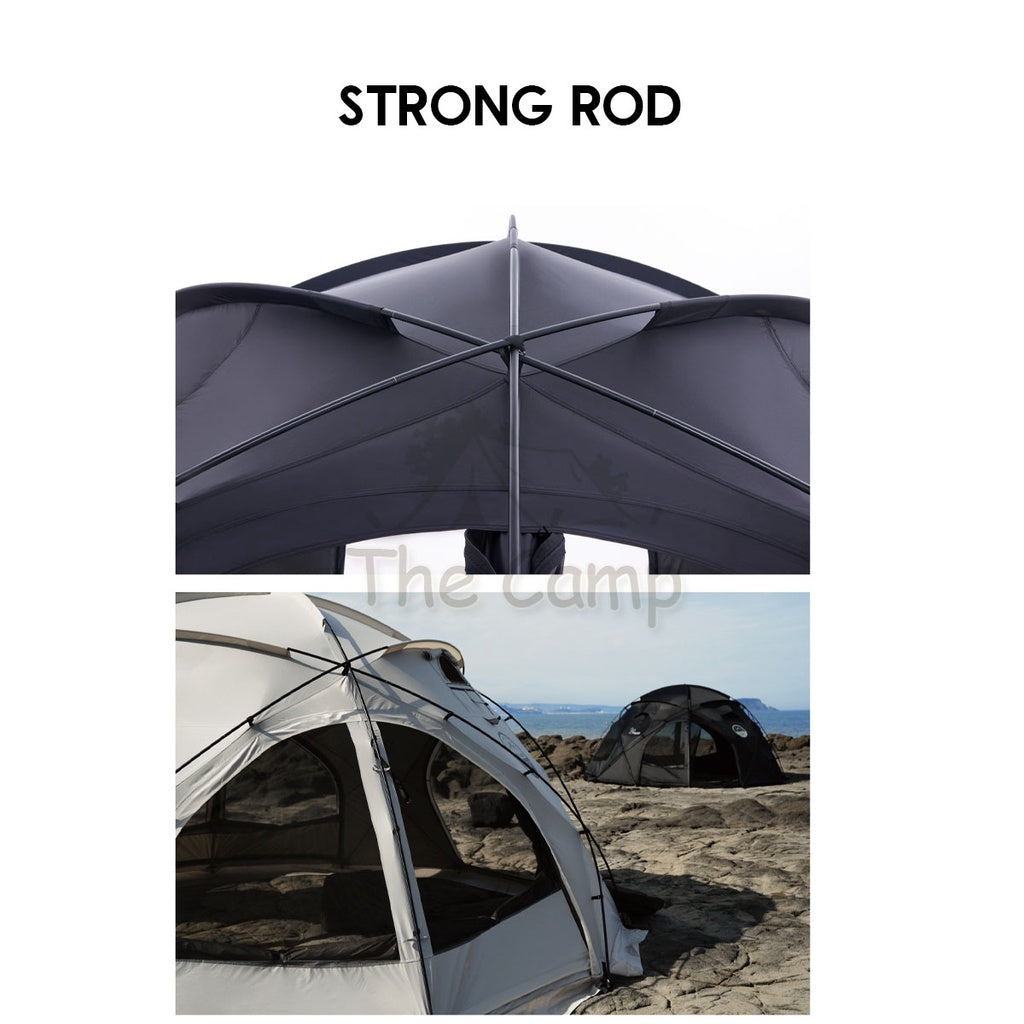 Vidalido Dome Tent Sunrise Sunset Junye Castle Spherical Free Groundsheet Black White Flysheet Cabin Tarp Light Chair