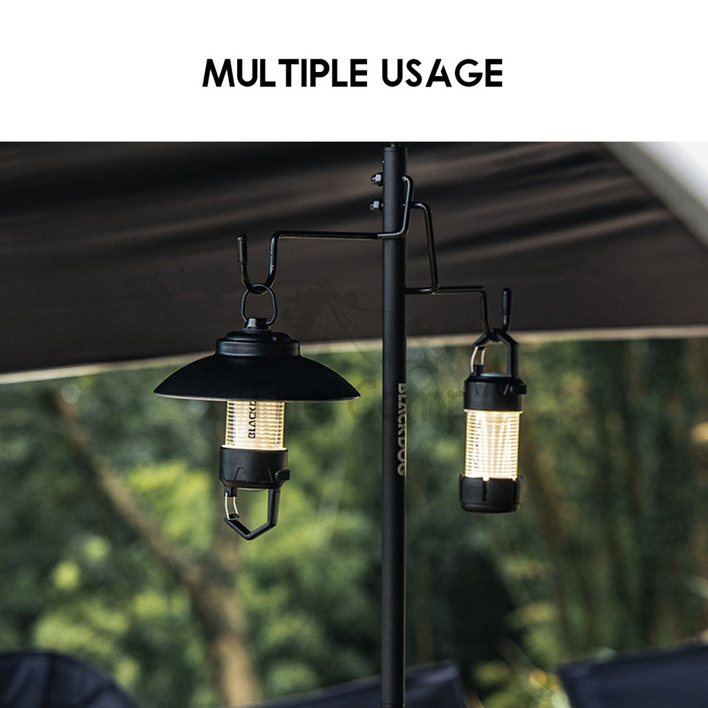 Blackdog ML4 Mini Camping Light Waterproof Outdoor Flashlight Reflector Tripod Tent Flysheet Tarp Rope Table BD-LYD008