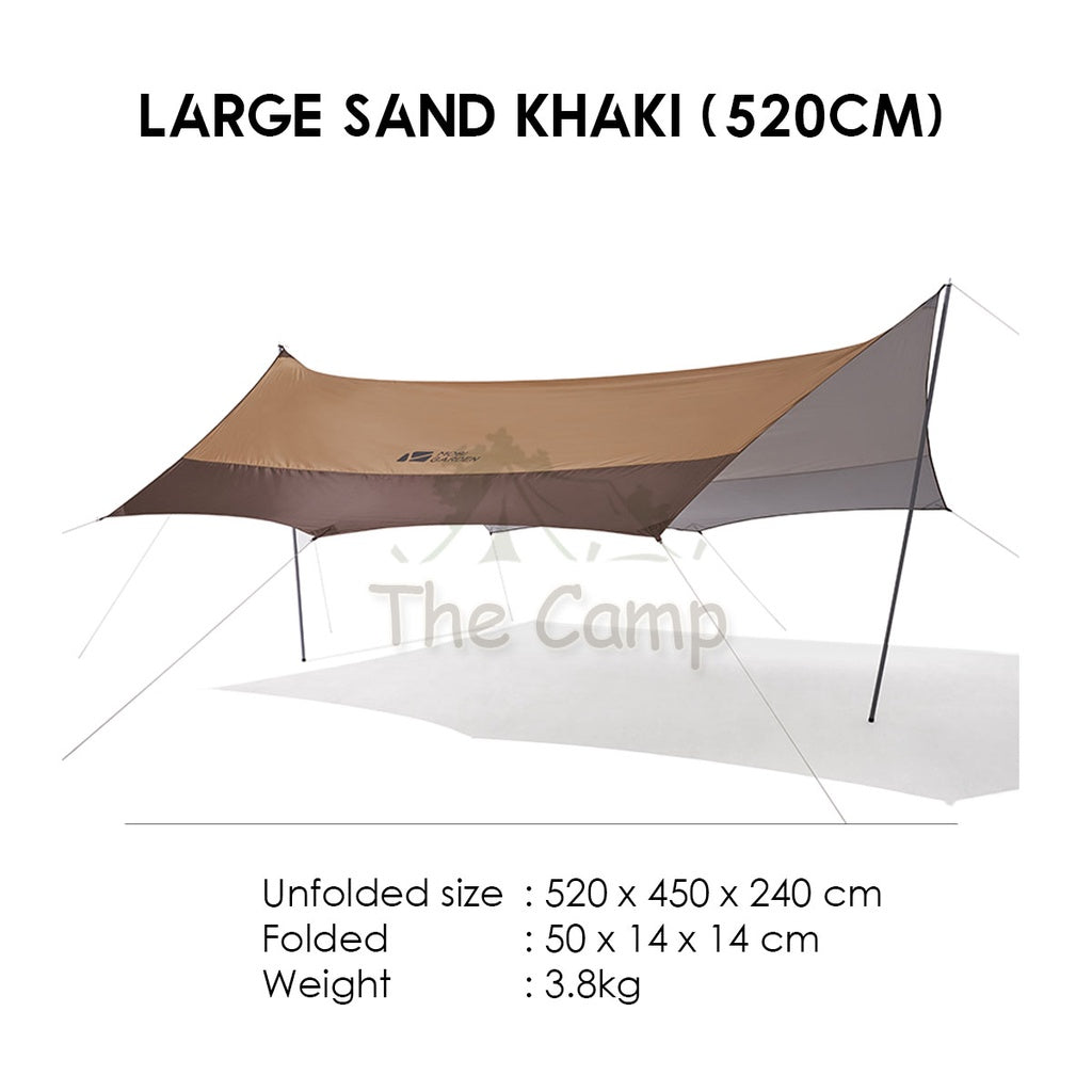Mobi Garden Camping Flysheet Tarp Silver Coated UV Block Sunscreen Tent Canopy Outdoor Gear Equipment Family Naturehike
