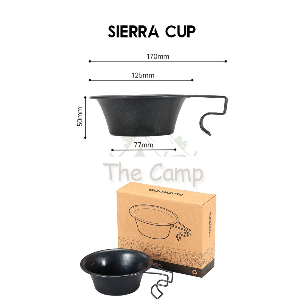 Blackdog Camping Tableware Cup Bowl Plate Sierra Cup Enamel Stainless Steel Aluminium Cookware Cup Set Equipment Utensil